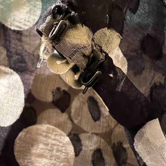 Ruben Panis Vtg Sheer Silk dress with 3 layers sheer silk under dress. - Picture 9 of 15